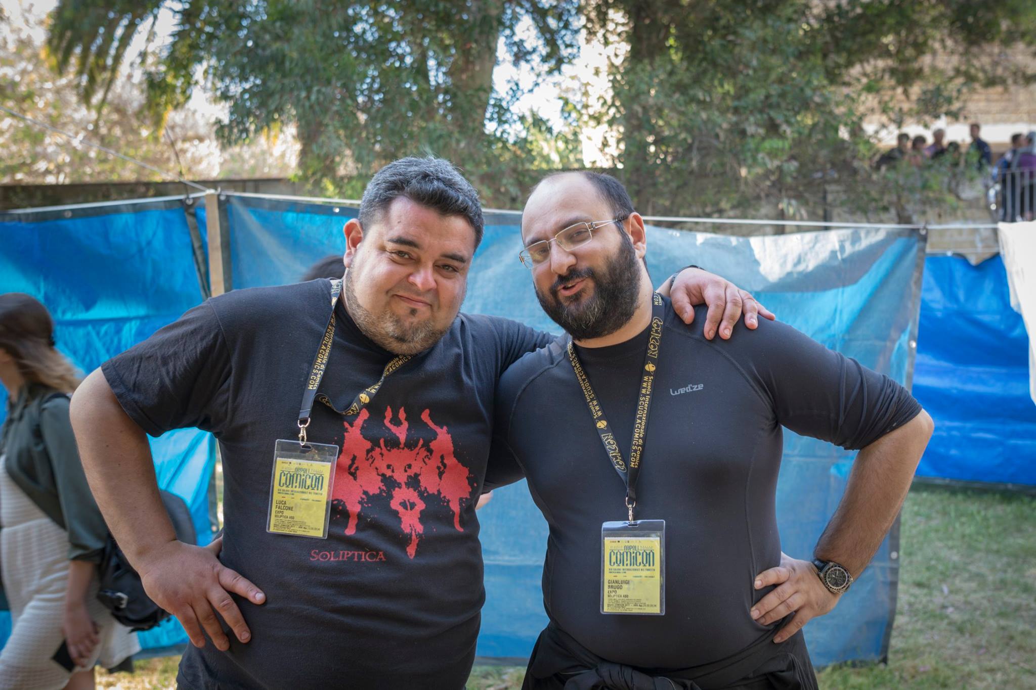 LARP A Night With... Luca Falcone - Luca Falcone e Gianluigi Brugo al Romicon