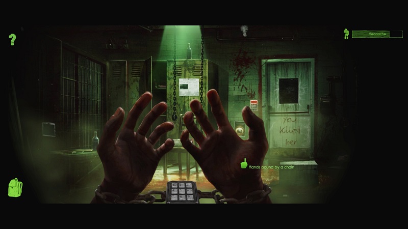 una scena di play with me, escape room per pc