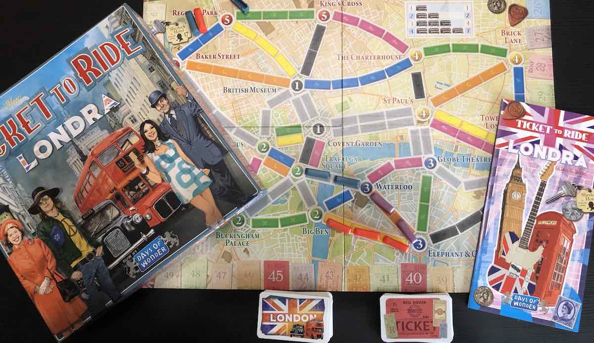 Ticket to Ride Londra - Plancia