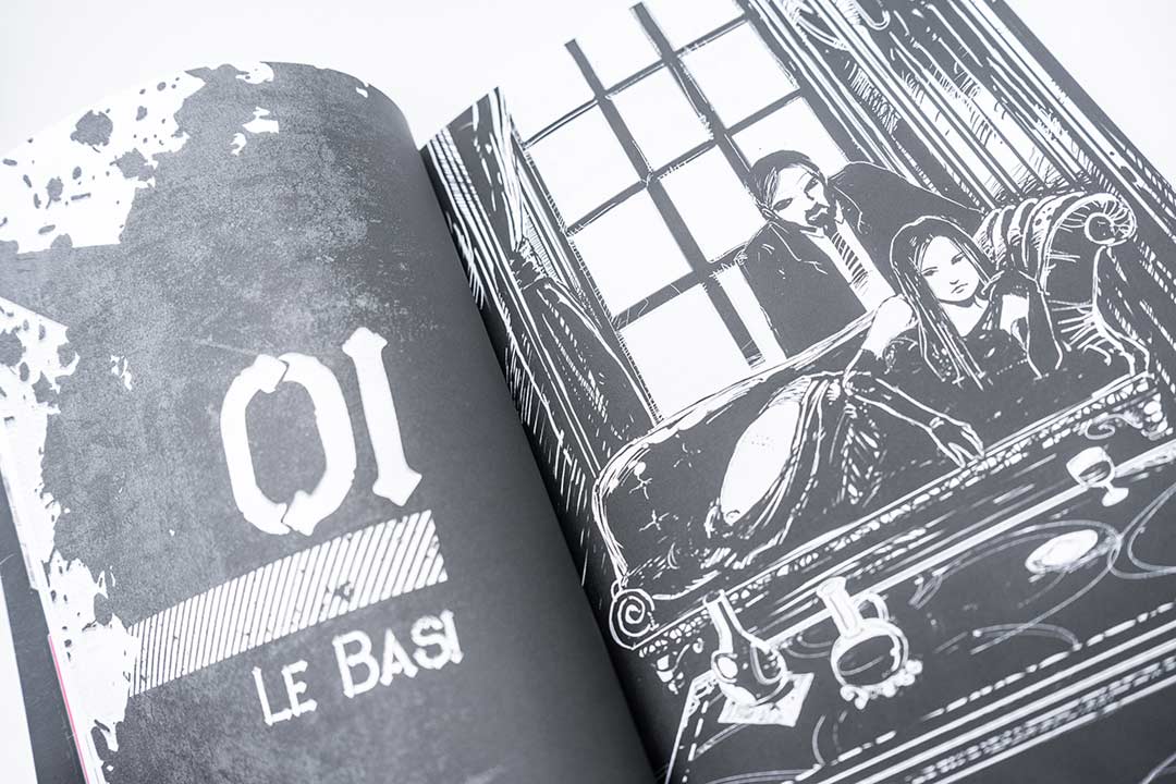 L'interno del manuale di Urban Shadows