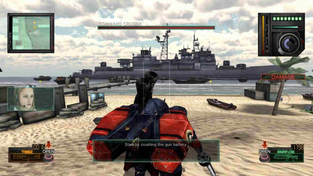 Metal Wolf Chaos XD bossfight