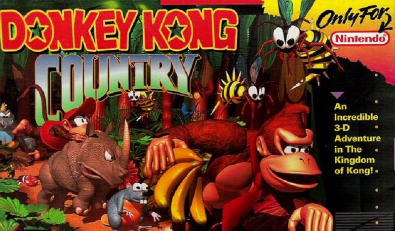 donkey kong country per snes