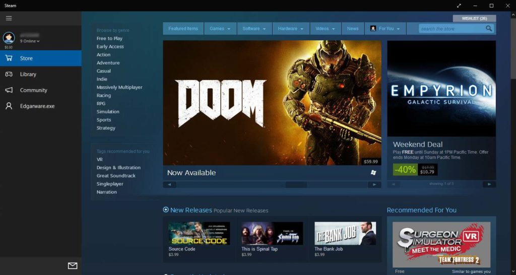 steam ui