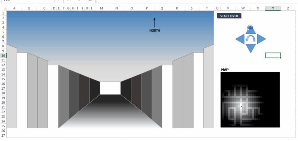 Videogiochi che puoi giocare su Exce: 3D Maze