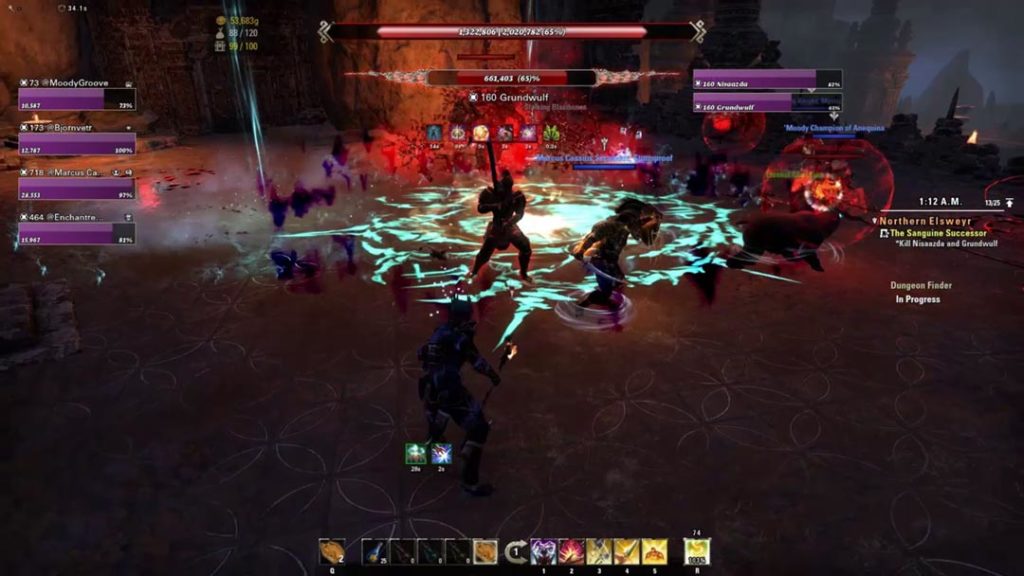 Uno dei boss di Moongrave Fane (ESO Scalebreaker)