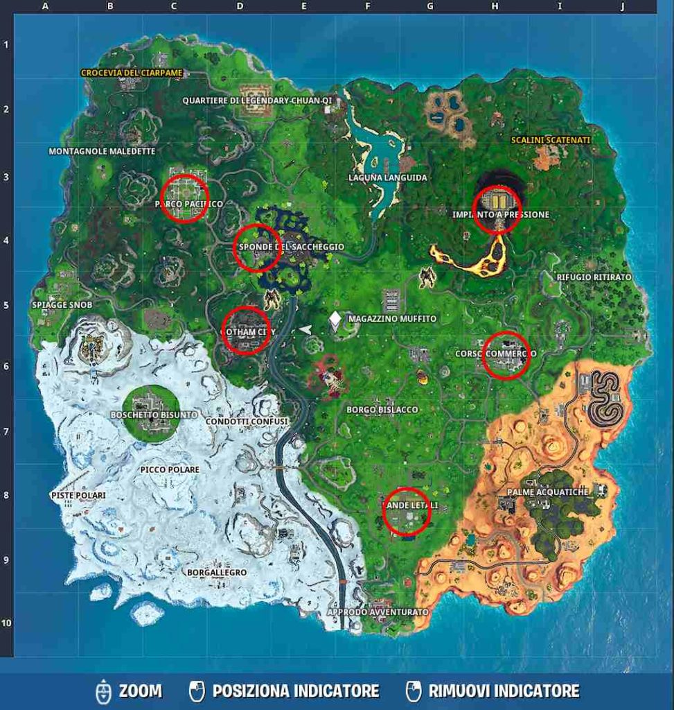 fortnite x batman evento sfida bombe joker