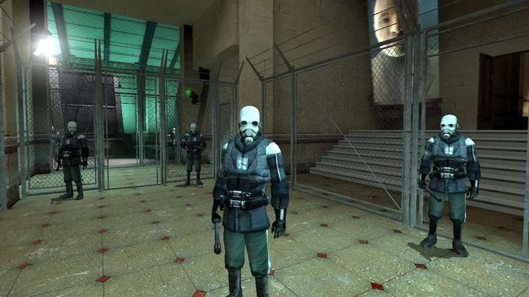 Una screen delle fasi iniziali di HL2