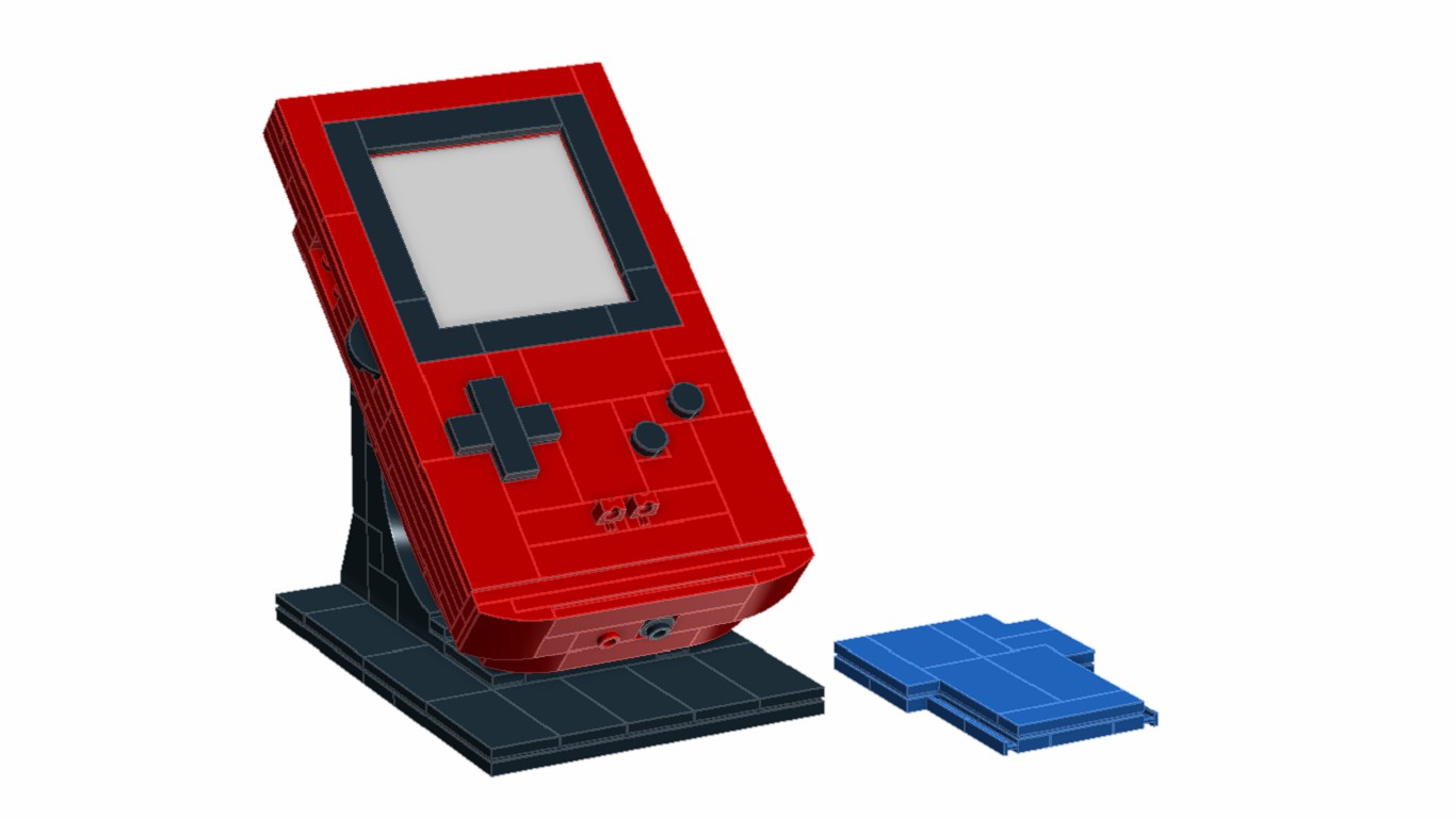 game boy color in lego