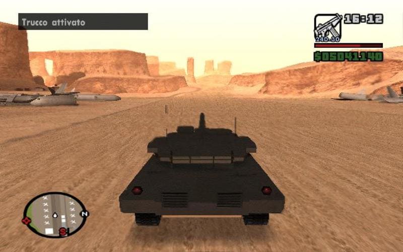 In giro col carro armato in GTA San Andreas