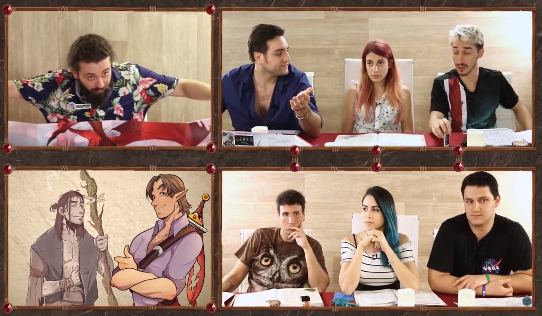 Screenshot del druido Akazim nell'episodio 7 di Luxastra