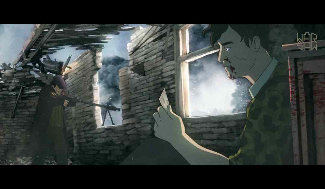 Screenshot dalla cutscene iniziale di Warsaw