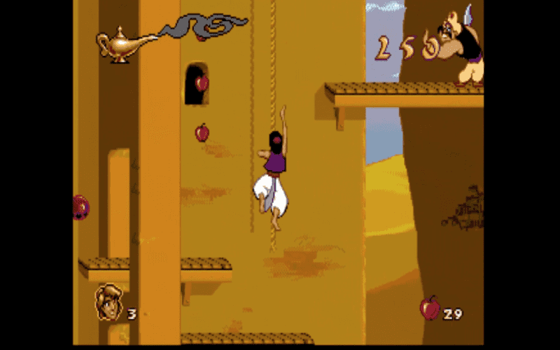 Una screen di Aladdin: The final cut