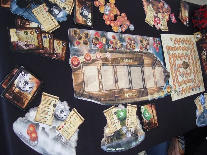 componenti libertalia di Paolo Mori docente del corso di board game design