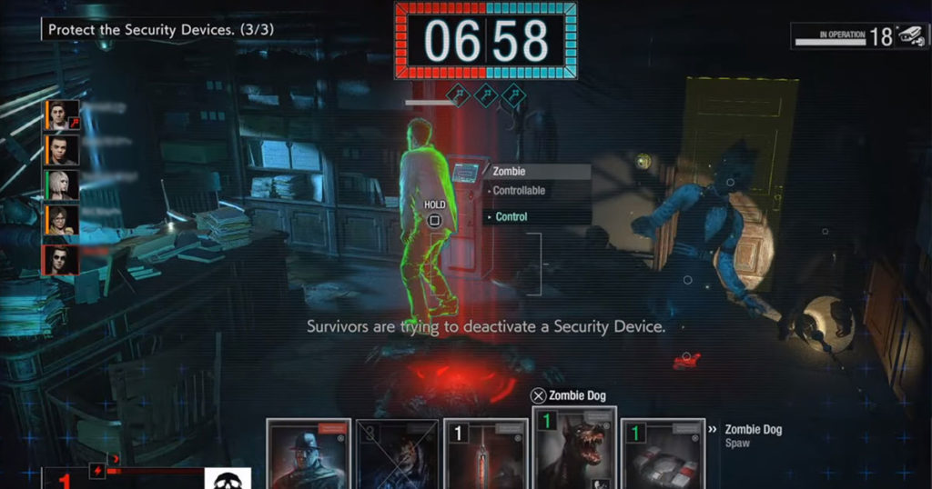 Il gameplay di Mastermind in resident evil Project Resistance