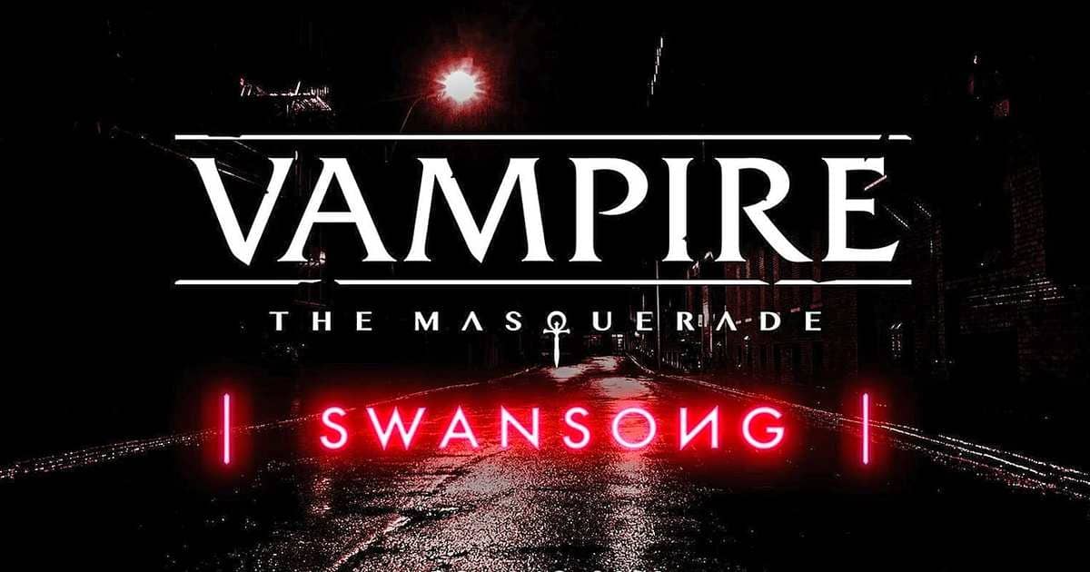 Copertina annuncio Vampire: The Masquerade-Swansong