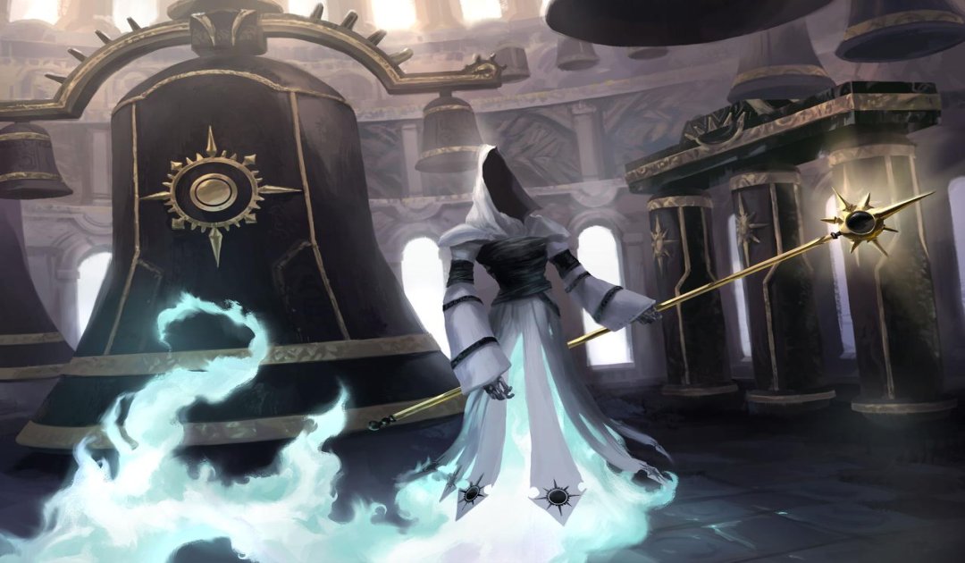 Artwork per la carta Basilica Bell-Haunt di Magic: The Gathering