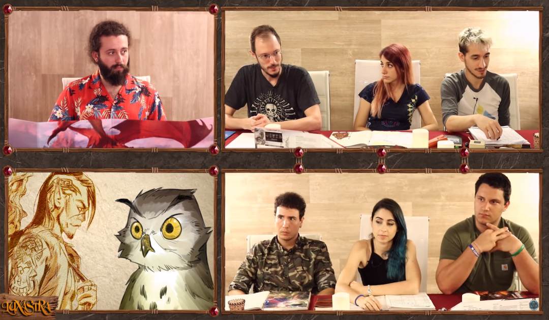 Screenshot in cui Arion tenta di convincere il gruppo a donargli la chiave