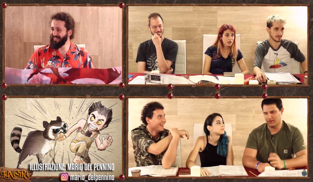 Screenshot che mostra Hann venir morso da un procione nell'episodio 11 di Luxastra