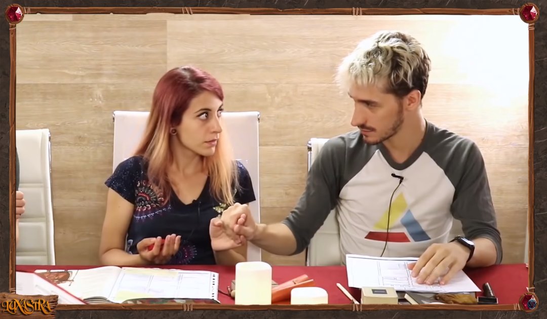 Screenshot dall'episodio 8 che mostra Galgith e Dalia nel Mondo Onirico