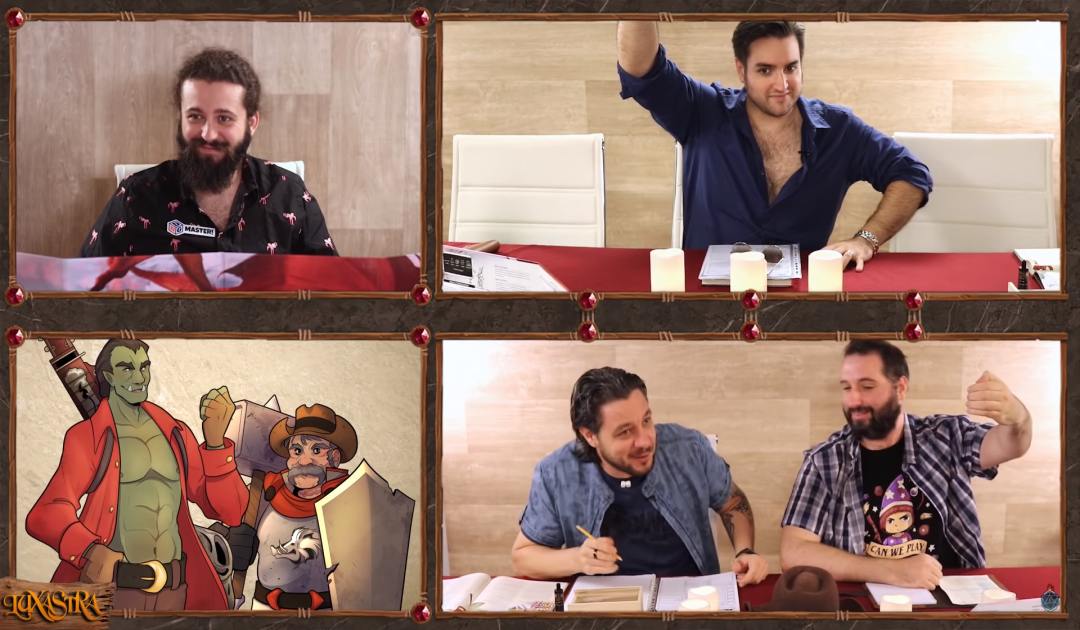 Screenshot dell'episodio 8 di Luxastra in cui Rendar è accolto dai suoi nuovi compagni