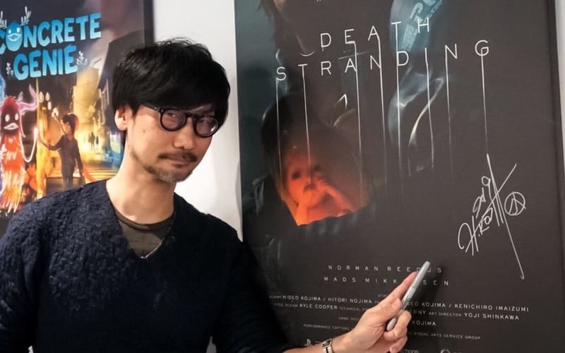 Una foto di repertorio di Hideo Kojima