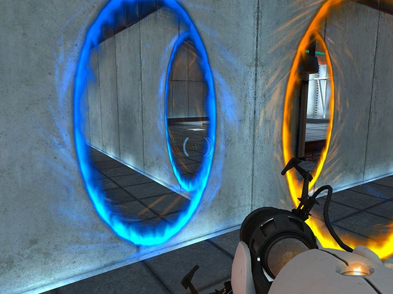 Una screen di Portal 2