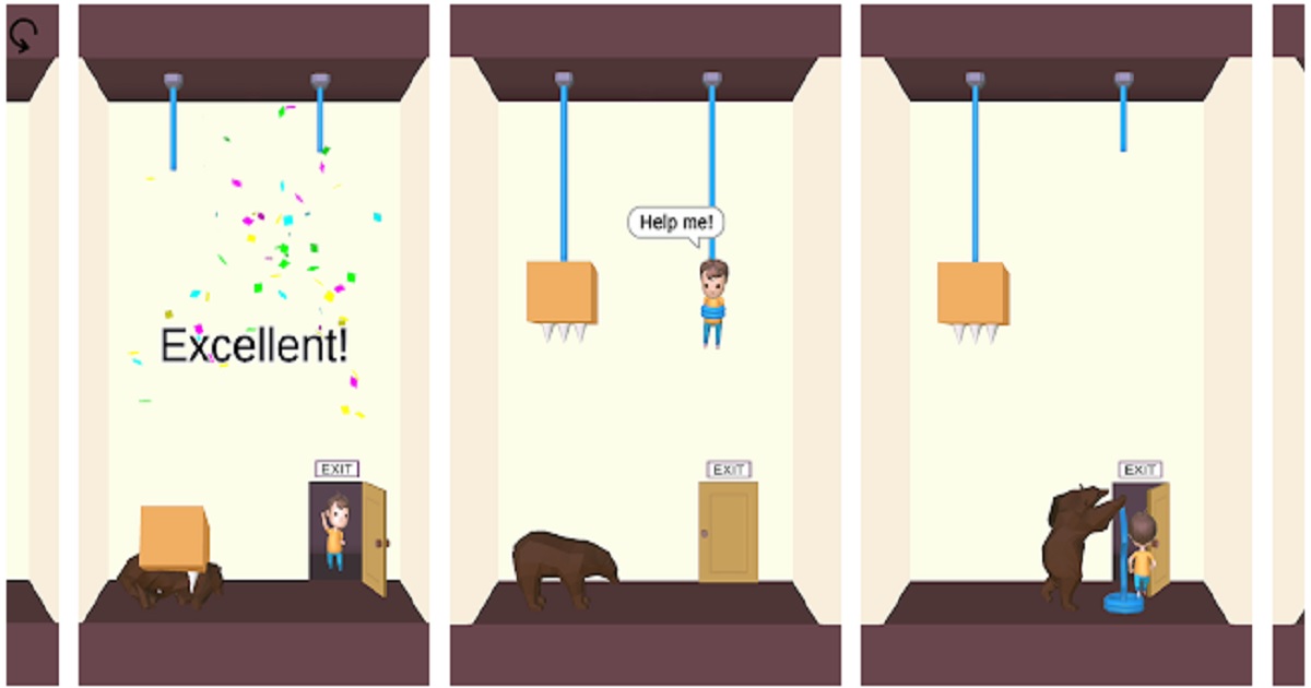 soluzione livelli rescue cut rope puzzle