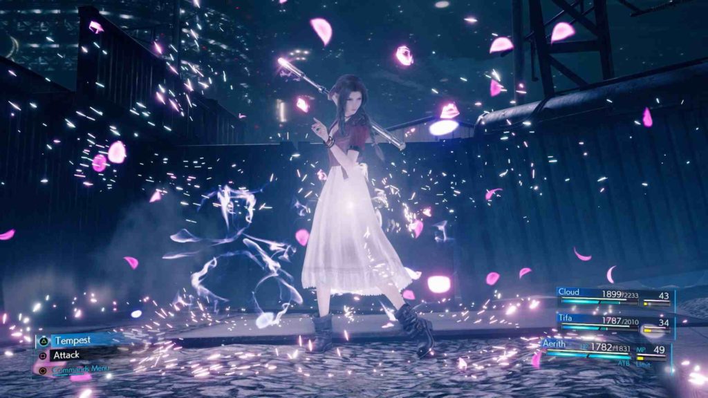 Final Fantasy 7 Remake aeris cherry blossoms