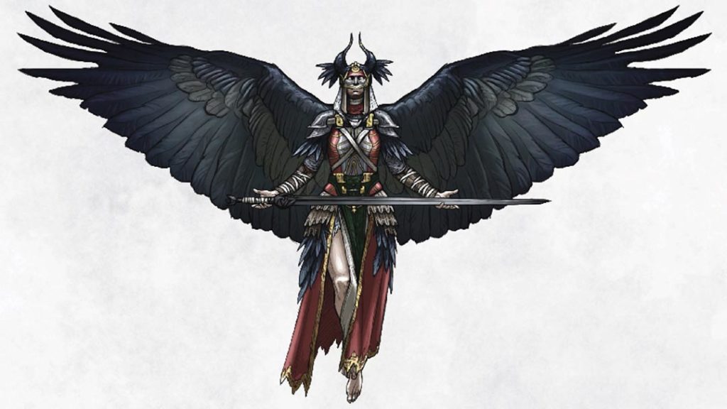 Una Valkiria, una delle creature di Svilland