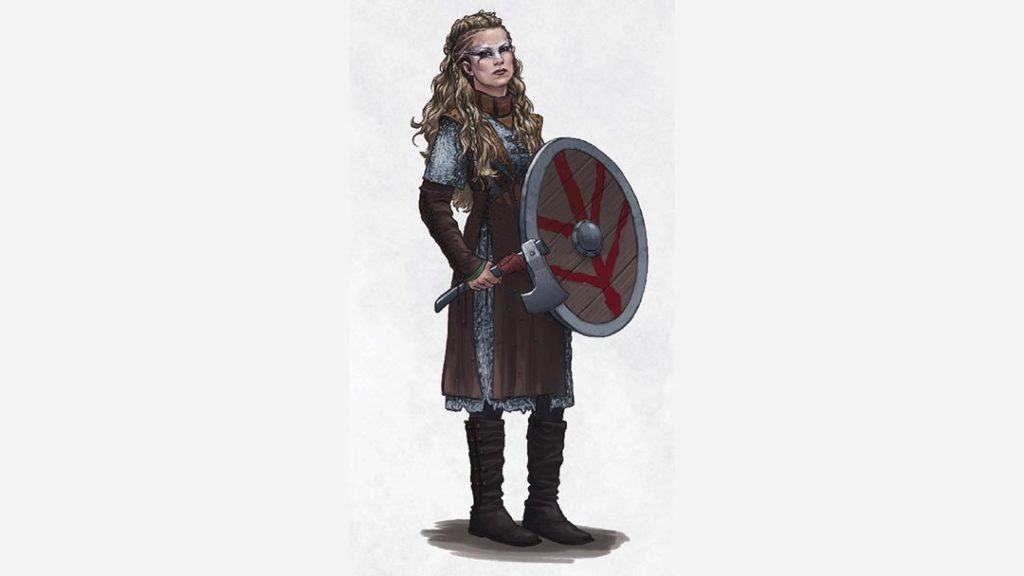 Una shieldmaiden in D&D 5E