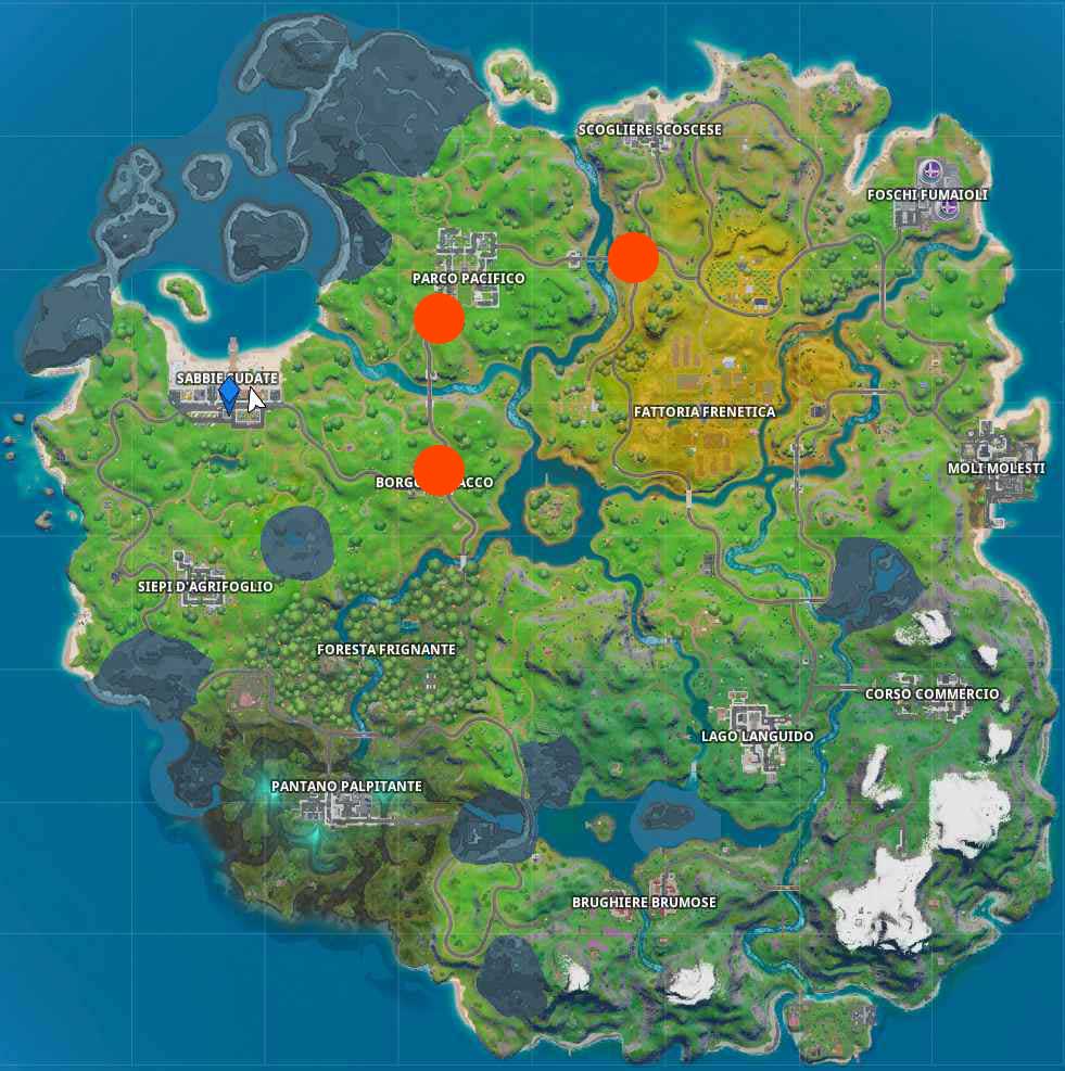 Fortnite capitolo 2 mappa stazioni autobus sfide rimedio vs tossina