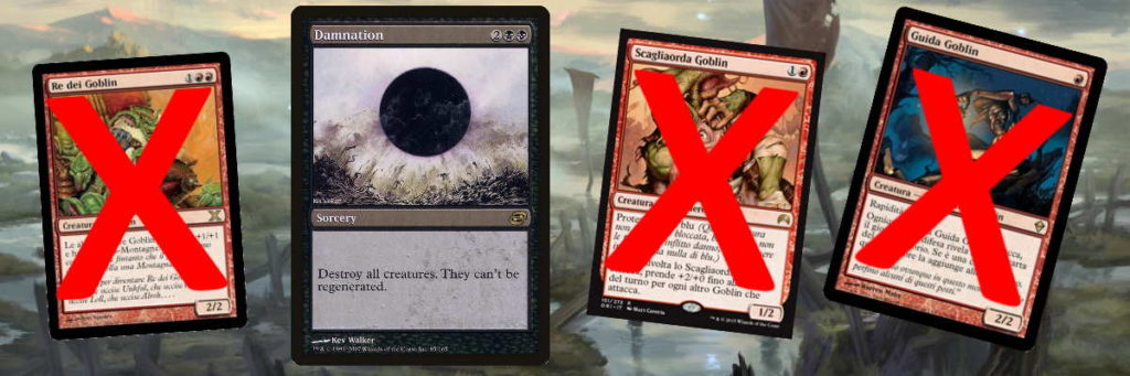 Un esempio di una rimozione di massa (board wipe) di Creature in Magic: the Gathering.