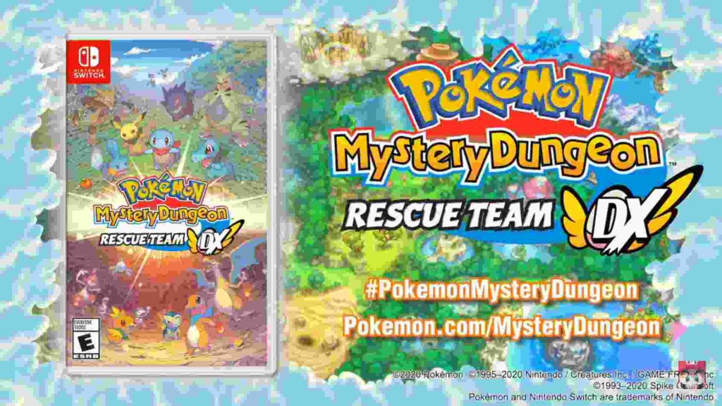 pokémon mistery dungeon rescue team dx