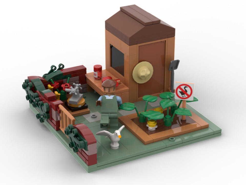 set lego di untitled goose game