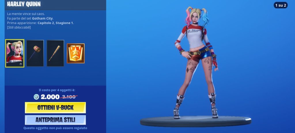 Fortnite capitolo 2: come ottenere la skin di Harley Quinn 