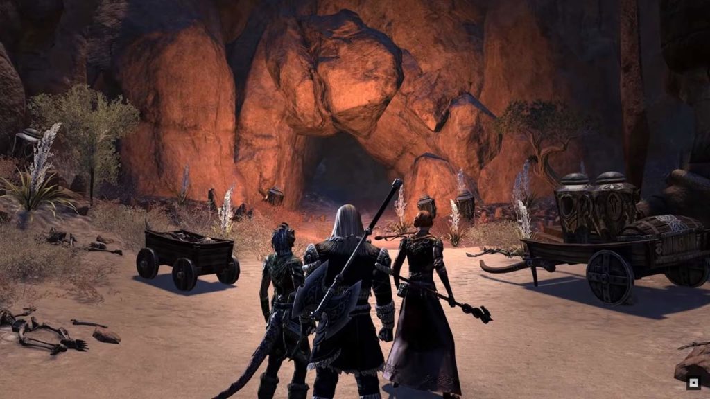 L'ingresso del dungeon Unhallowed Grave (ESO)