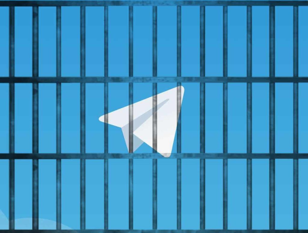 chiudere telegram