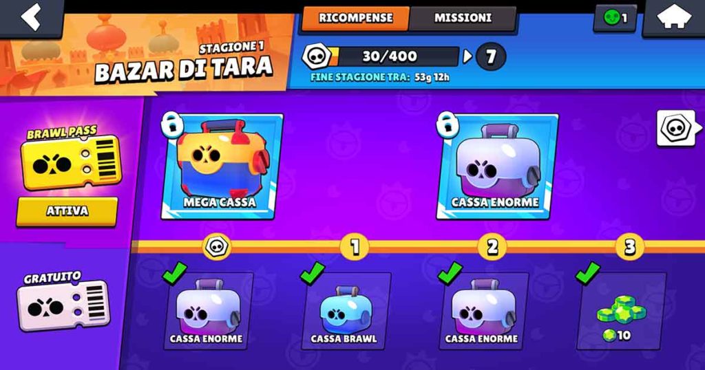 come ottenere tutte le ricompense del brawl pass di brawl stars