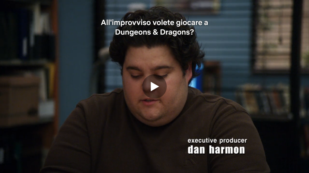 Nella serie Community su Netflix si gioca a D&D