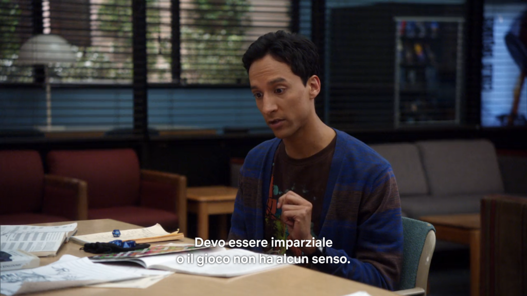 Abed e la sua missione da dungeon master