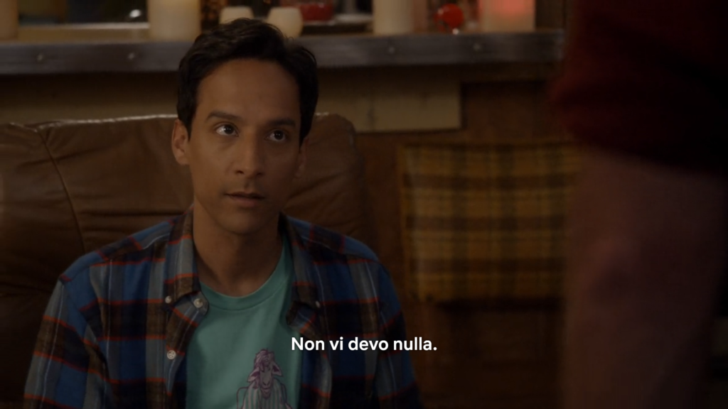 Abed spiega le sue ragioni come dungeon master