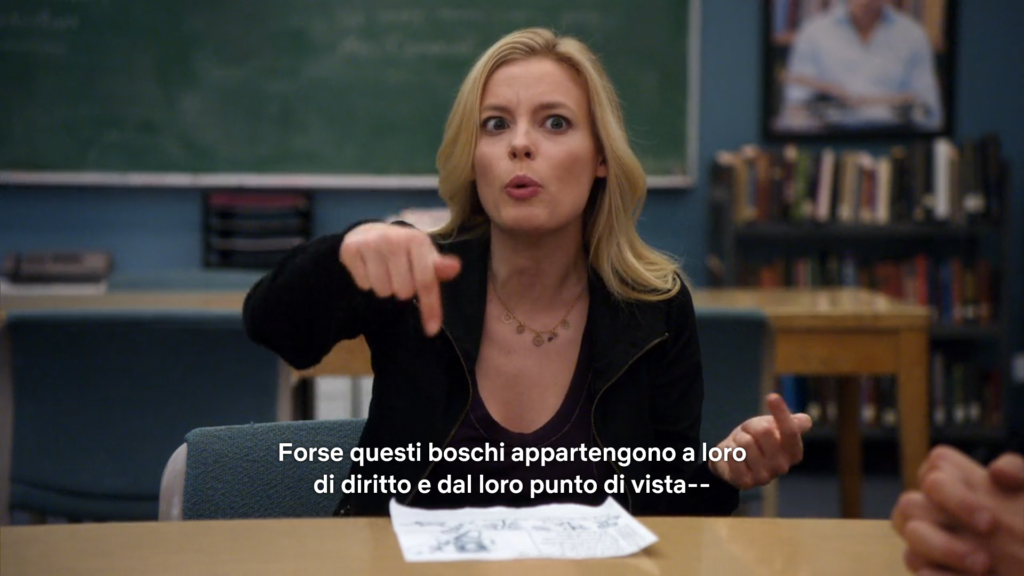 Il personaggio di Britta, nella serie TV Community