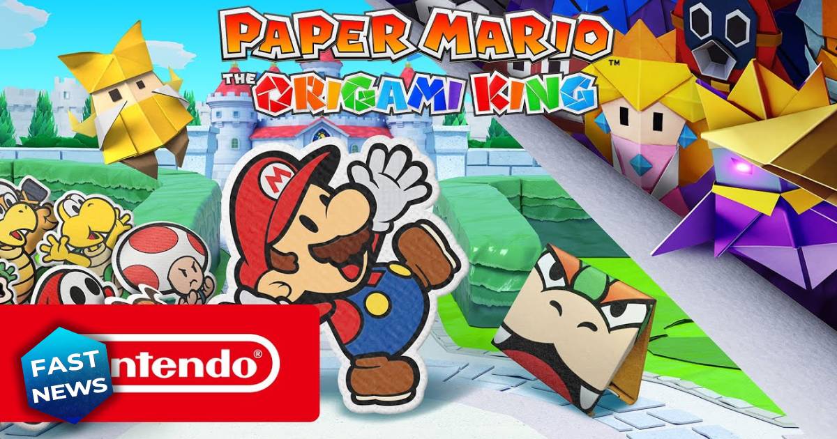 Paper Mario The Origami King, Super Mario, Paper Mario, Nintendo, Nintendo Switch