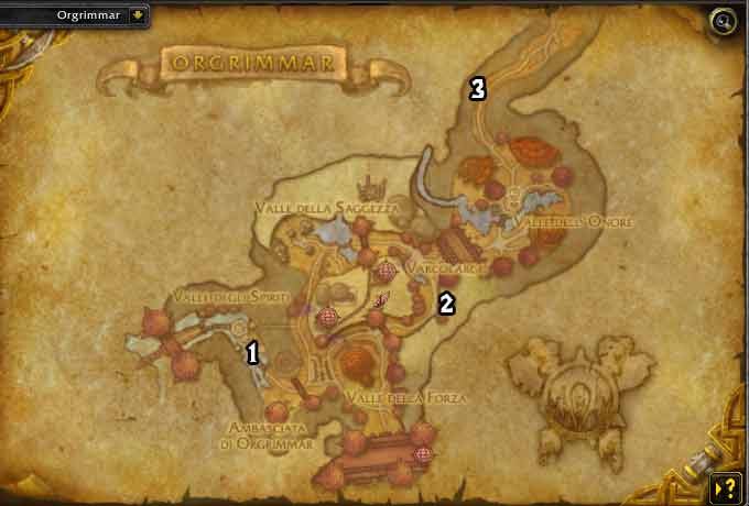 mappa di orgrimmar