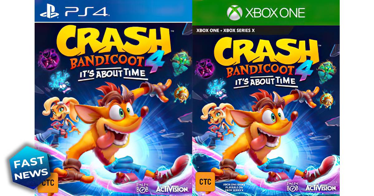 Crash Bandicoot, Crash Bandicoot It's About Time, Activision, PlayStation 4, Xbox, Xbox Series X