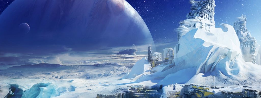 Concept art originale di Europa in Destiny