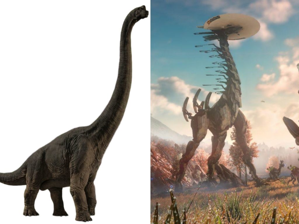 brachiosauro collolungo horizon zero dawn