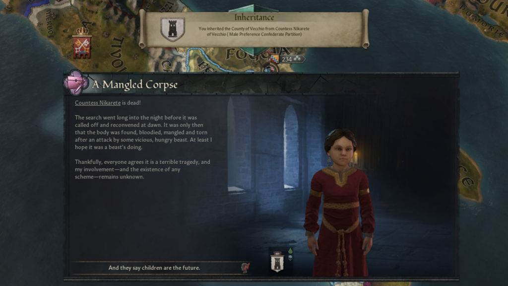 Complotto andato a buon segno in Crusader Kings III