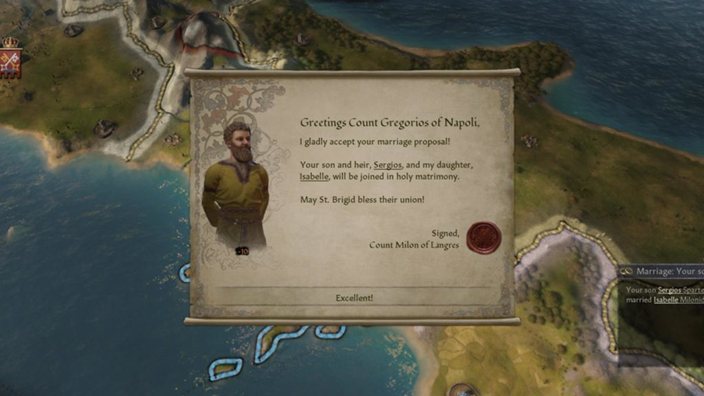 Una proposta di matrimonio incestuosa in Crusader Kings III