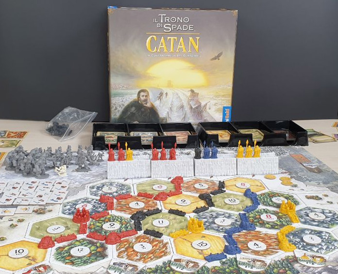 Partita de Il Trono di Spade - Catan appena terminata